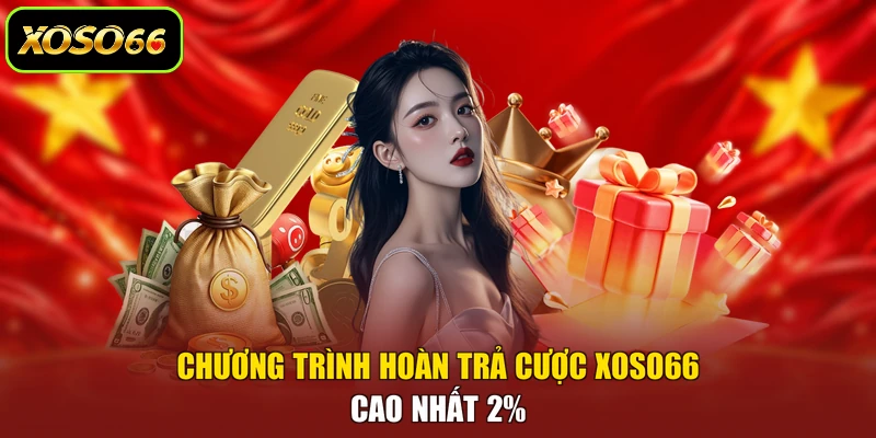 Chương trình hoàn trả cược XOSO66 cao nhất 2%